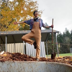 Free People Dickies overalls Xs